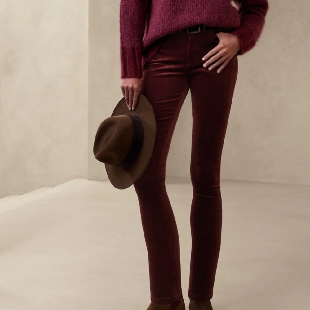 Banana Republic NWT Deep Purple Corduroy Pants